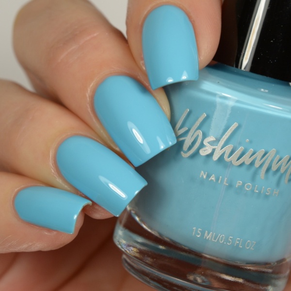 Nail polish swatch / manicure of shade KBShimmer Harbor a Crush