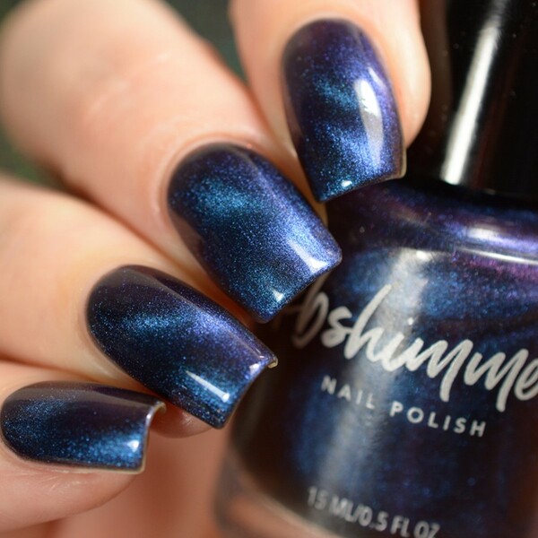 Nail polish swatch / manicure of shade KBShimmer No Comet