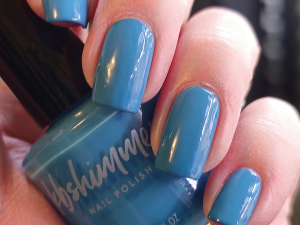 Nail polish swatch / manicure of shade KBShimmer Double Pog Dare Ya