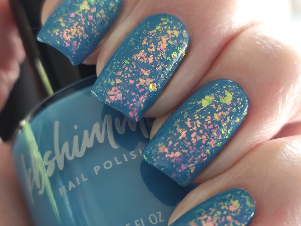 Nail polish swatch / manicure of shade KBShimmer Double Pog Dare Ya
