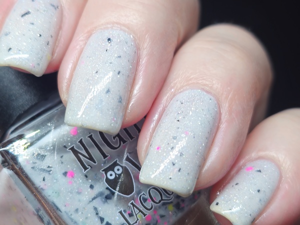 Nail polish swatch / manicure of shade Night Owl Lacquer Just a Girl