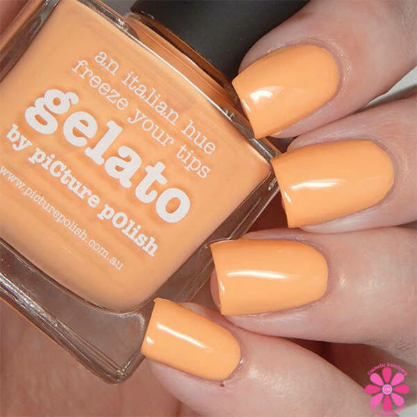 Nail polish swatch / manicure of shade piCture pOlish Gelato