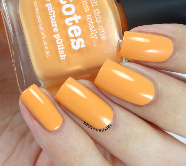 Nail polish swatch / manicure of shade piCture pOlish Totes