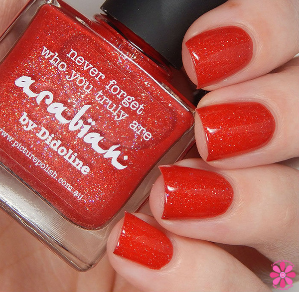 Nail polish swatch / manicure of shade piCture pOlish Arabian