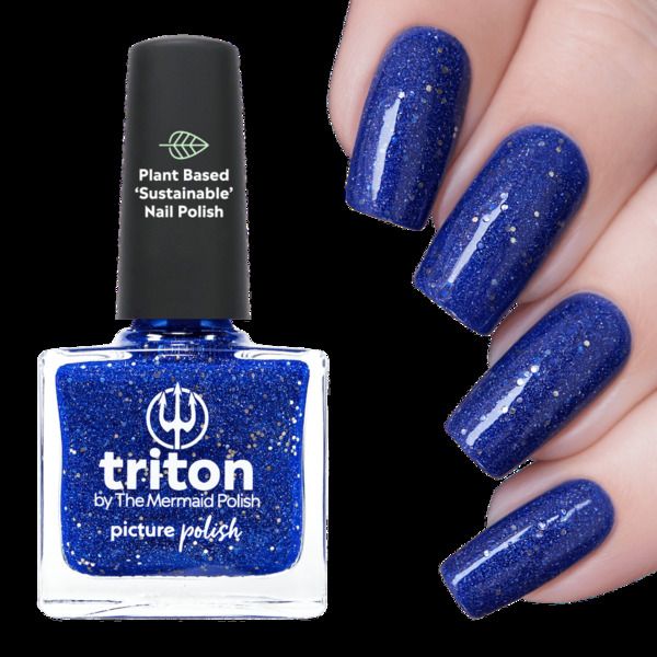 Nail polish swatch / manicure of shade piCture pOlish Triton