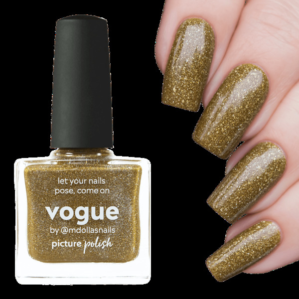 Nail polish swatch / manicure of shade piCture pOlish Vogue