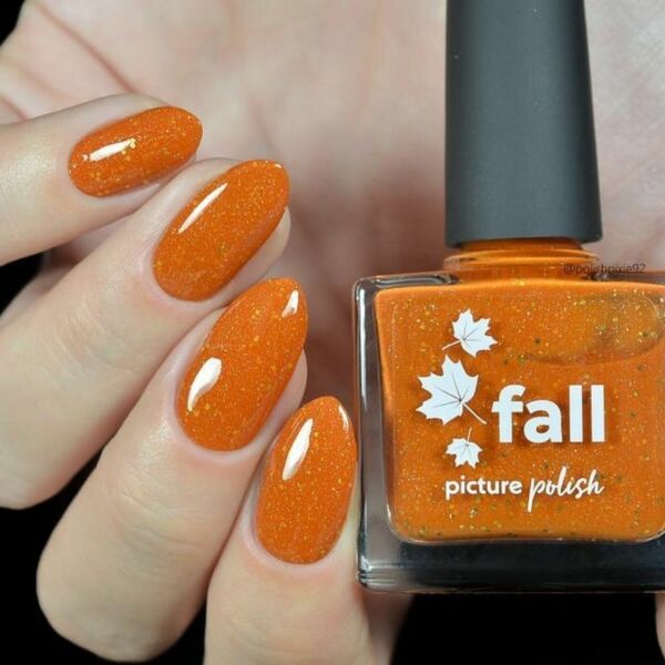 Nail polish swatch / manicure of shade piCture pOlish Fall