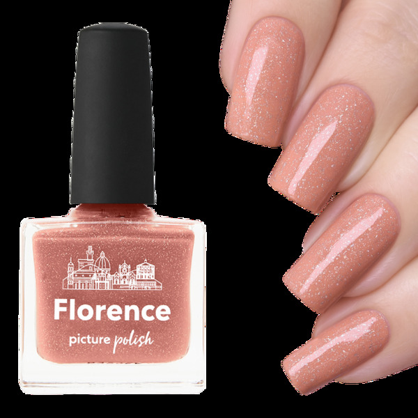 Nail polish swatch / manicure of shade piCture pOlish Florence