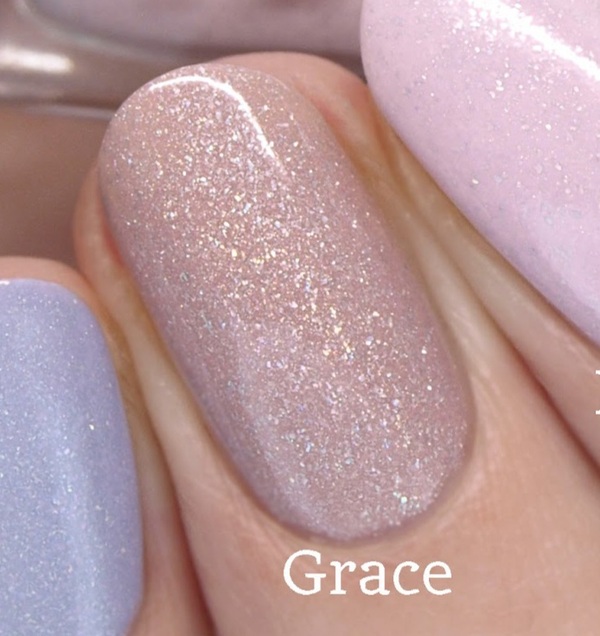 Nail polish swatch / manicure of shade piCture pOlish Grace