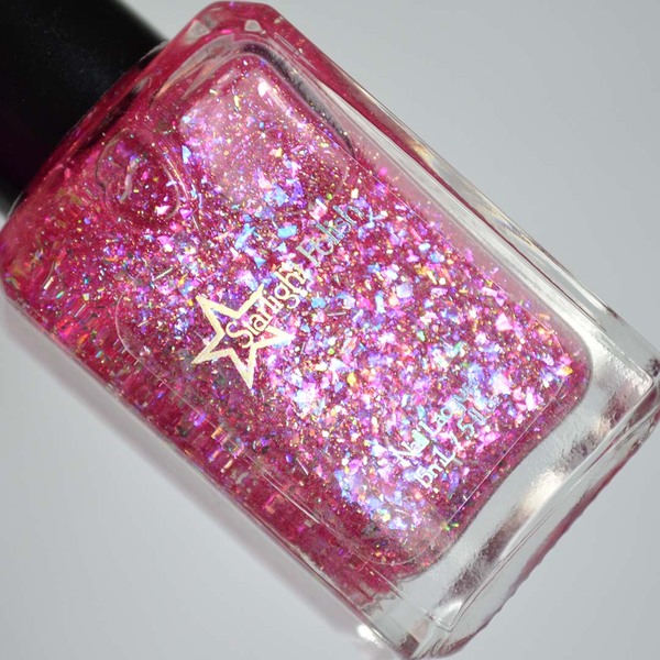 Nail polish swatch / manicure of shade Starlight Polish Truly Outrageous!