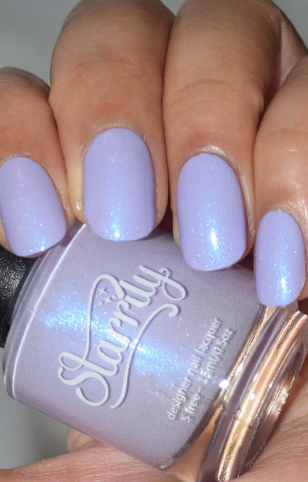 Nail polish swatch / manicure of shade Starrily Iris