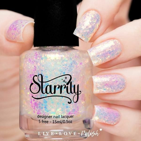 Nail polish swatch / manicure of shade Starrily The Unicorns are Coming