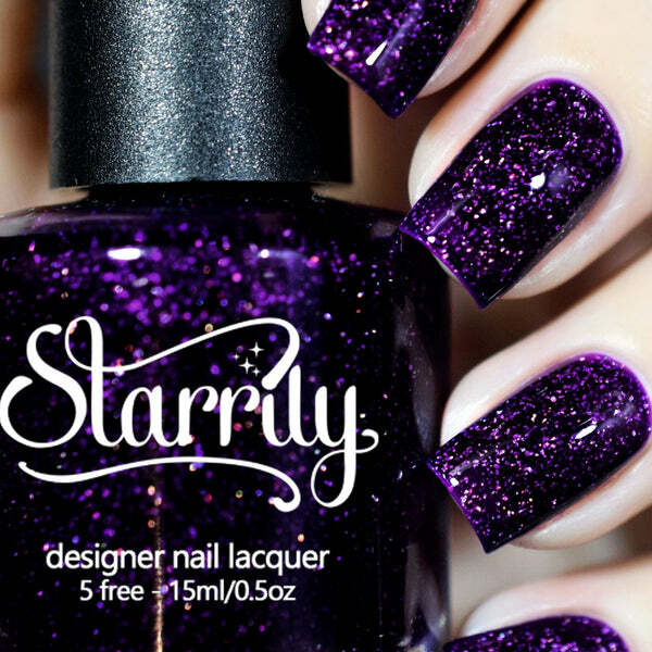 Nail polish swatch / manicure of shade Starrily Vasopressin