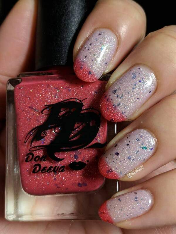 Nail polish swatch / manicure of shade The Don Deeva CATastrophe