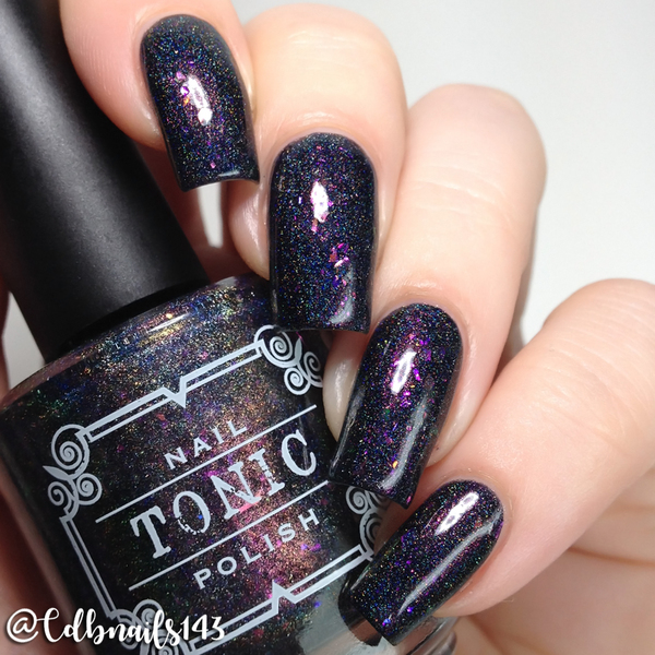 Nail polish swatch / manicure of shade Tonic Polish Event Horizon