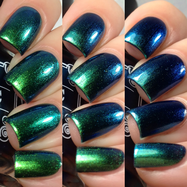 Nail polish swatch / manicure of shade Tonic Polish Dragon Parade