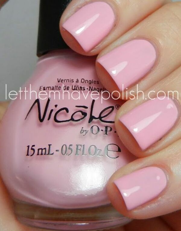 Nail polish swatch / manicure of shade Nicole by OPI Up and Kim-ing Pink