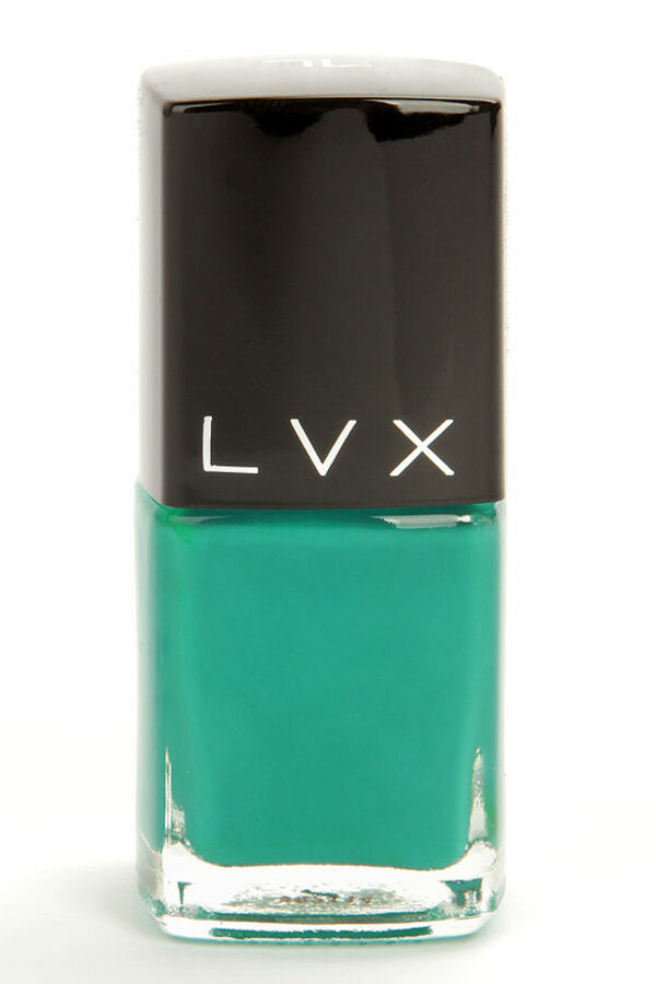 Nail polish swatch / manicure of shade LVX Viridian