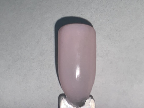 Nail polish swatch / manicure of shade ASP Rose Petal Pink