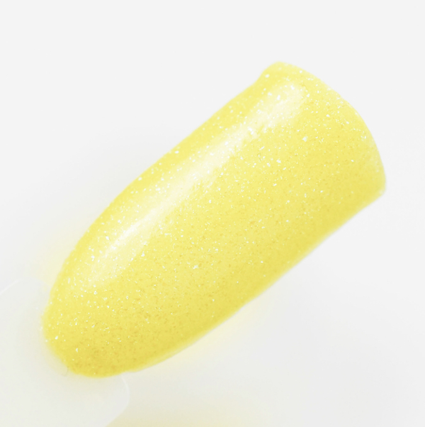 Nail polish swatch / manicure of shade Isle 21 Lemon Shower