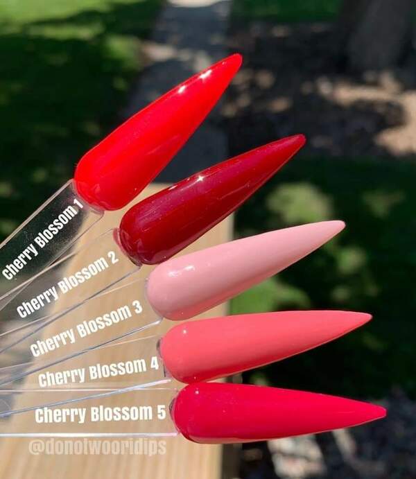 Nail polish swatch / manicure of shade Revel Cherry Blossom 4 🌸