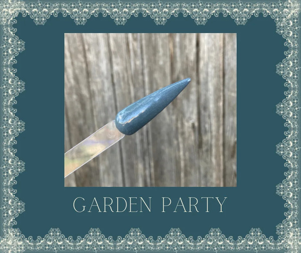 Nail polish swatch / manicure of shade Panda Dips Garden Party