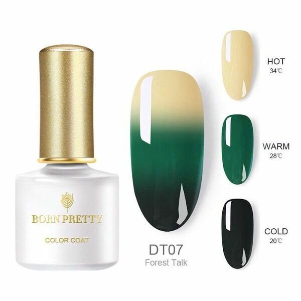 Nail polish swatch / manicure of shade Born Pretty Forest Talk