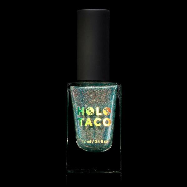 Nail polish swatch / manicure of shade Holo Taco Mint Mojito