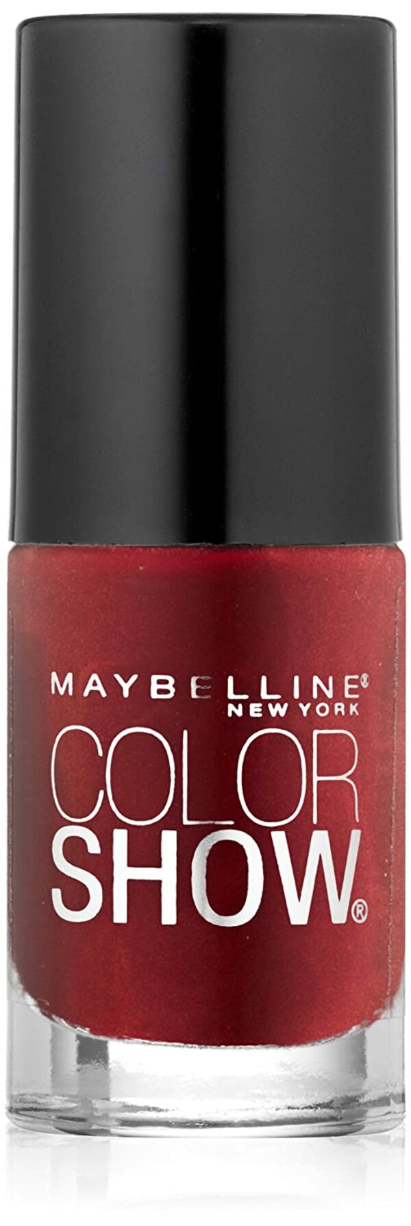 Nail polish swatch / manicure of shade Maybelline Rich in Ruby