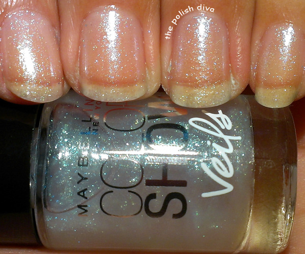 Nail polish swatch / manicure of shade Maybelline Crystal Disguise