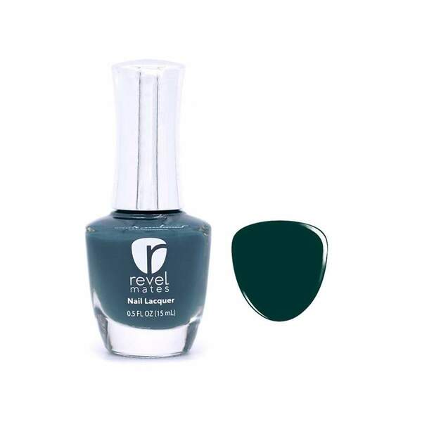 Nail polish swatch / manicure of shade Revel Introspect (Revel Mates)