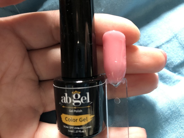 Nail polish swatch / manicure of shade abGel A178