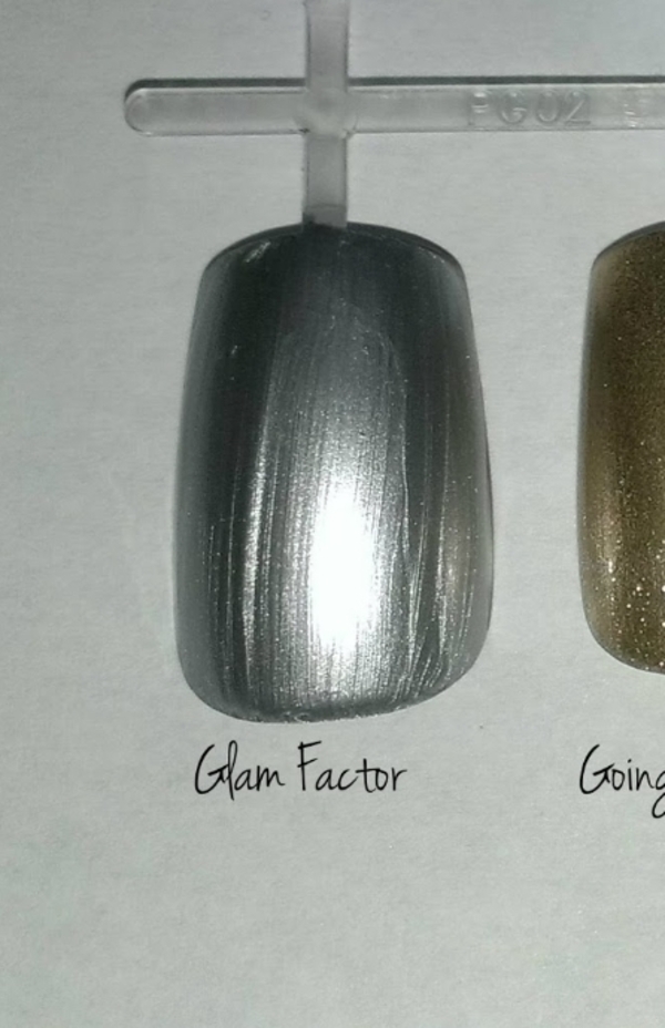 Nail polish swatch / manicure of shade Pop-arazzi Glam Factor