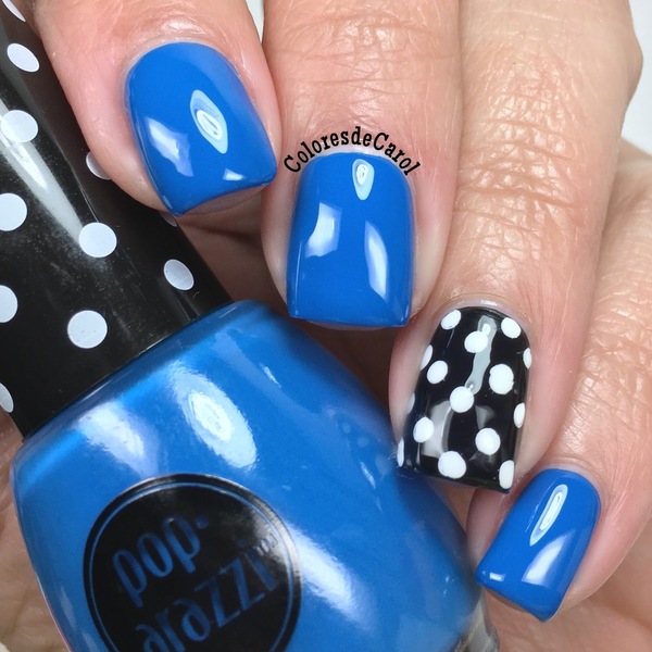 Nail polish swatch / manicure of shade Pop-arazzi I Want To Be Royale