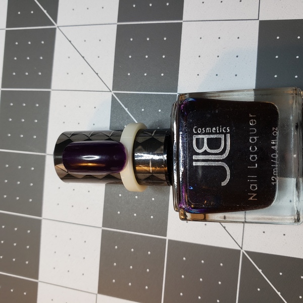 Nail polish swatch / manicure of shade JLB Cosmetics Rebel