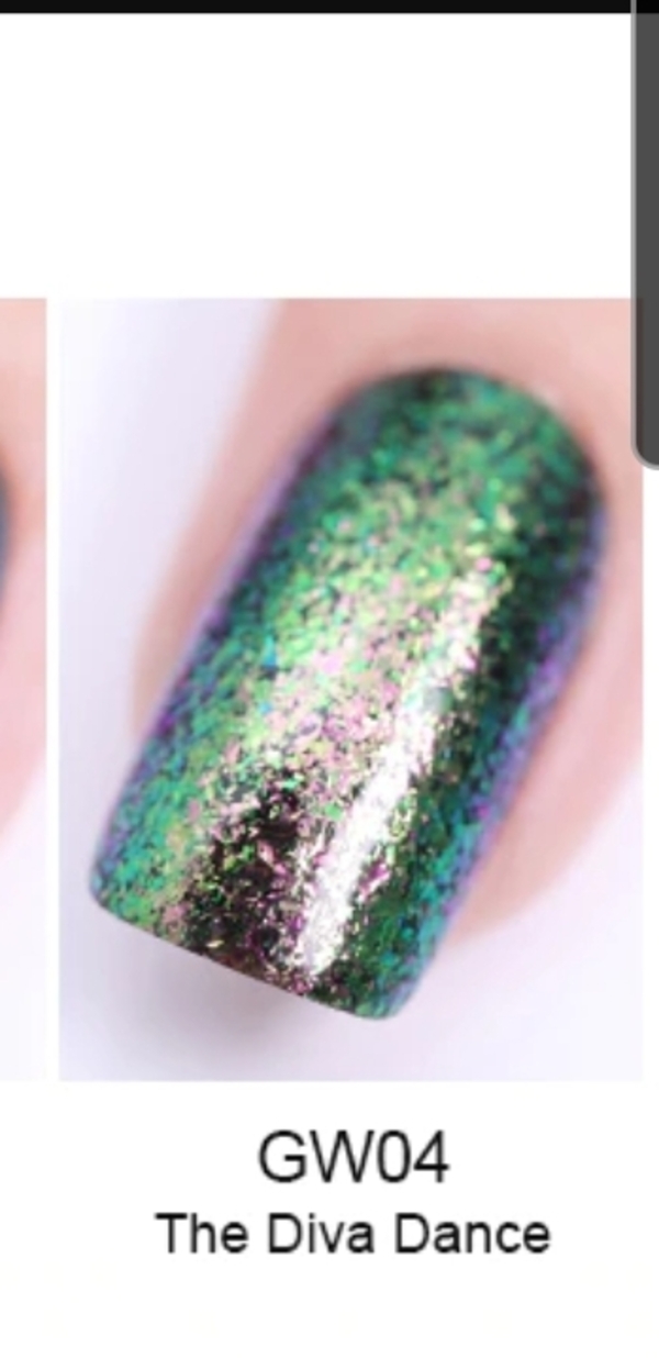 Nail polish swatch / manicure of shade Born Pretty The Diva Dance