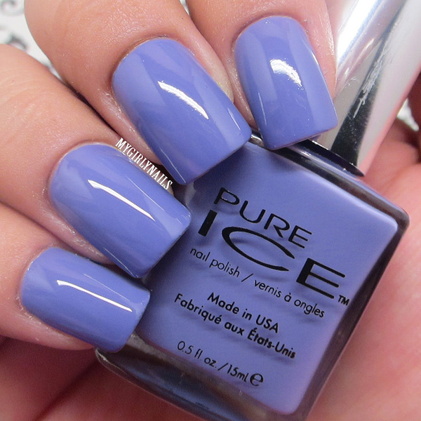 Nail polish swatch / manicure of shade Pure Ice Playful Purple
