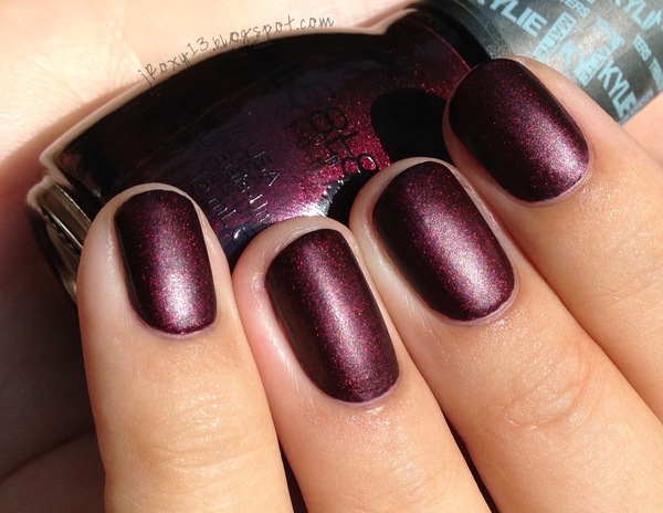 Nail polish swatch / manicure of shade Sinful Colors Haute Koffee
