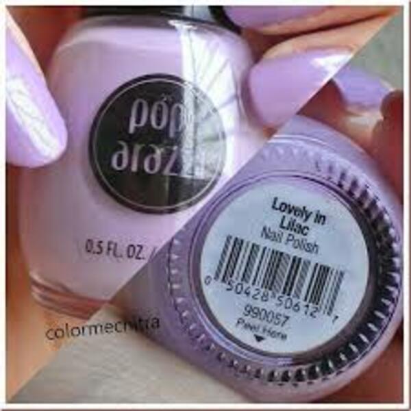 Nail polish swatch / manicure of shade Pop-arazzi Lovely In Lilac