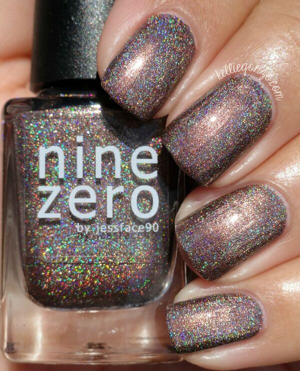 Nail polish swatch / manicure of shade Nine Zero Lacquer Moose