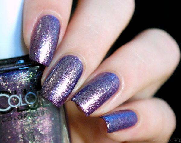 Nail polish swatch / manicure of shade Color Club Kiss My Astrology