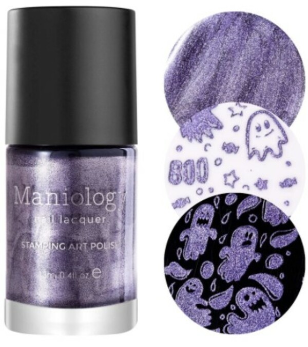 Nail polish swatch / manicure of shade Maniology Phantom
