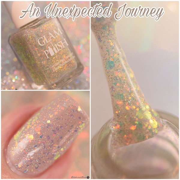 Nail polish swatch / manicure of shade Glam Polish An Unexpected Journey