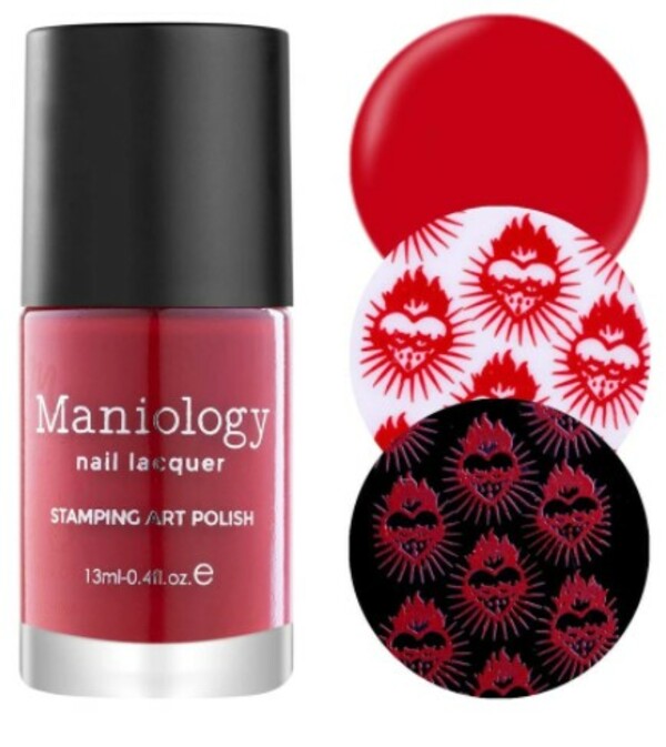 Nail polish swatch / manicure of shade Maniology Cherry Bomb