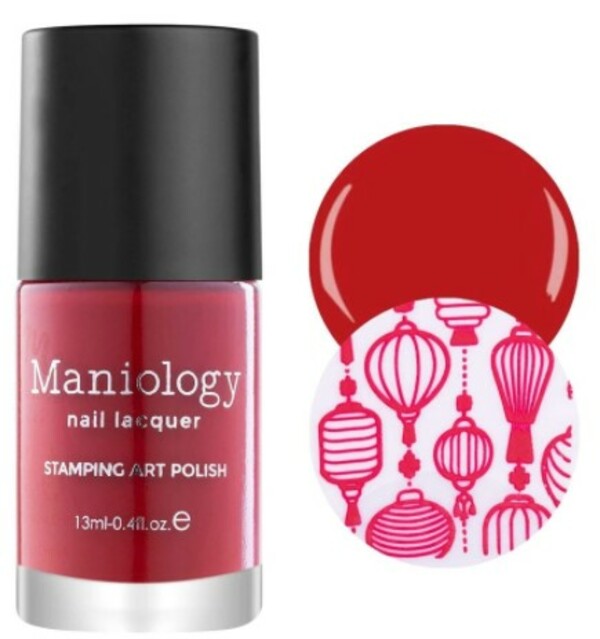 Nail polish swatch / manicure of shade Maniology Red Hot