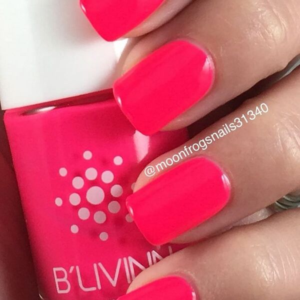 Nail polish swatch / manicure of shade B'Livinn Awesome