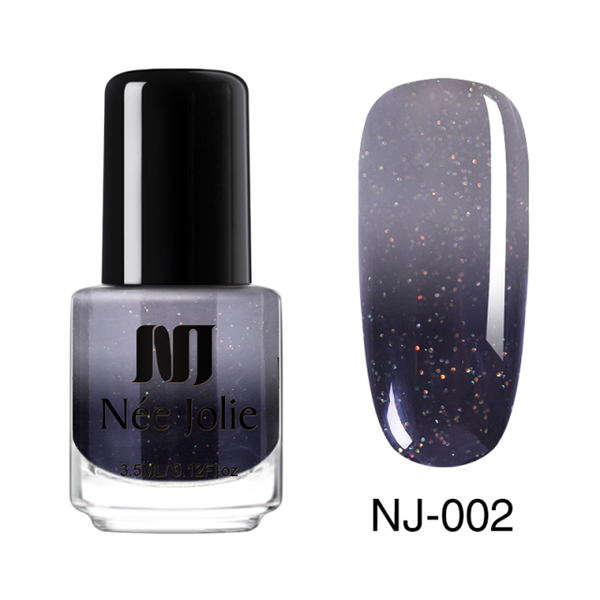 Nail polish swatch / manicure of shade Nee Jolie NJ002 Thermal