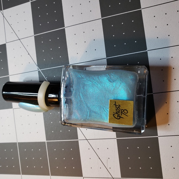 Nail polish swatch / manicure of shade Indie Angel Ghost 78
