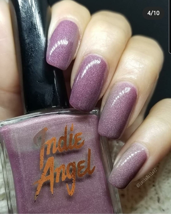 Nail polish swatch / manicure of shade Indie Angel Zombie Breath