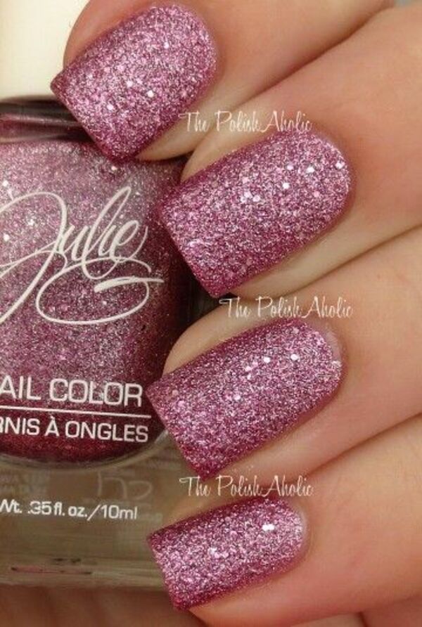 Nail polish swatch / manicure of shade JulieG Crushed Candy